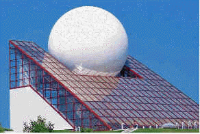 Le pavillon du Futuroscope.